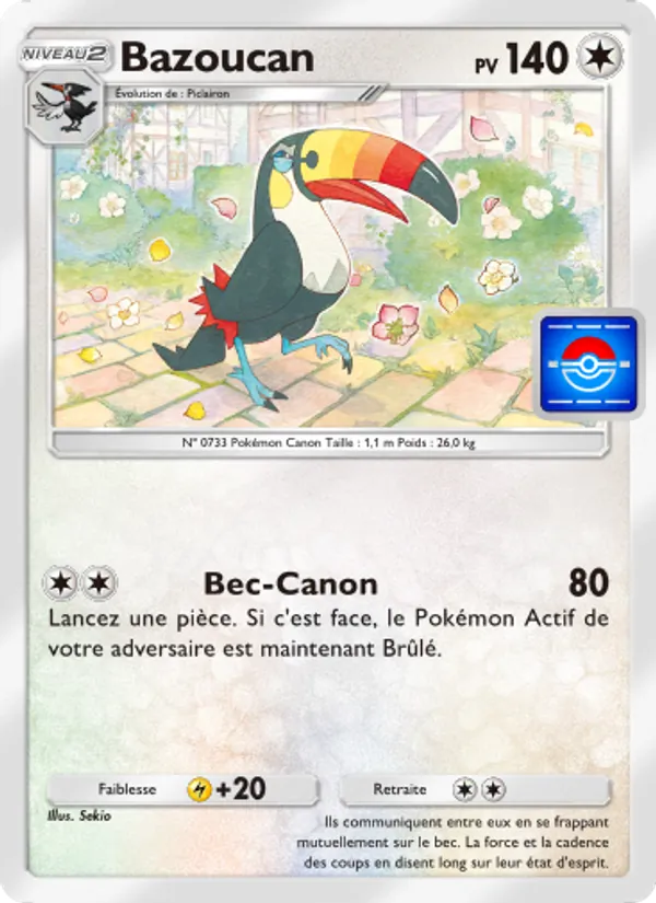 Carte Pokémon Bazoucan 073 de l'extension Promo-A