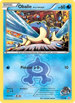 Carte Pokémon Obalie de la Team Aqua 3 — Double Danger
