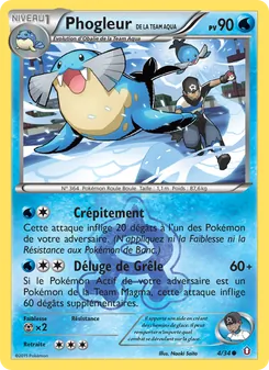 Carte Pokémon Phogleur de la Team Aqua 4 — Double Danger