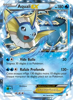 Carte Pokémon Aquali-EX 24 — Générations