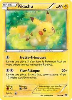 Carte Pokémon Pikachu 26 — Générations