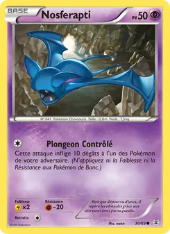Carte Pokémon Nosferapti 30