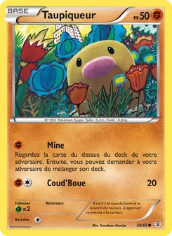 Carte Pokémon Taupiqueur 38