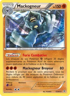 Carte Pokémon Mackogneur 42