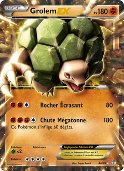 Carte Pokémon Grolem-EX 46
