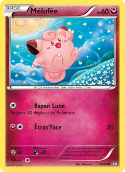 Carte Pokémon Mélofée 50 — Générations
