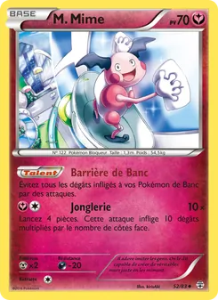 Carte Pokémon M. Mime 52