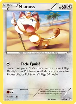 Carte Pokémon Miaouss 53