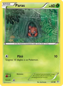 Carte Pokémon Paras 6