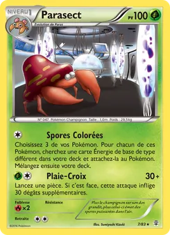 Carte Pokémon Parasect 7