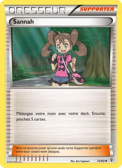 Carte Pokémon Sannah 72