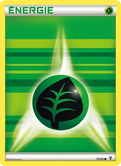 Carte Pokémon Énergie Grass de base 75