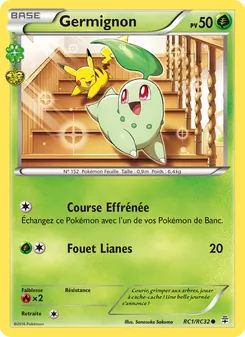 Carte Pokémon Germignon RC1