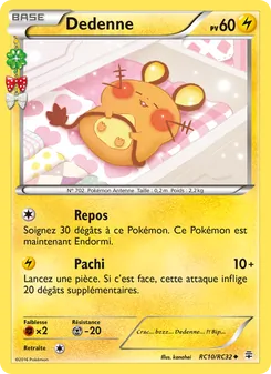 Carte Pokémon Dedenne RC10