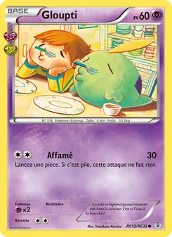 Carte Pokémon Gloupti RC12