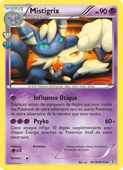 Carte Pokémon Mistigrix RC15