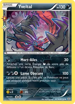 Carte Pokémon Yveltal RC16