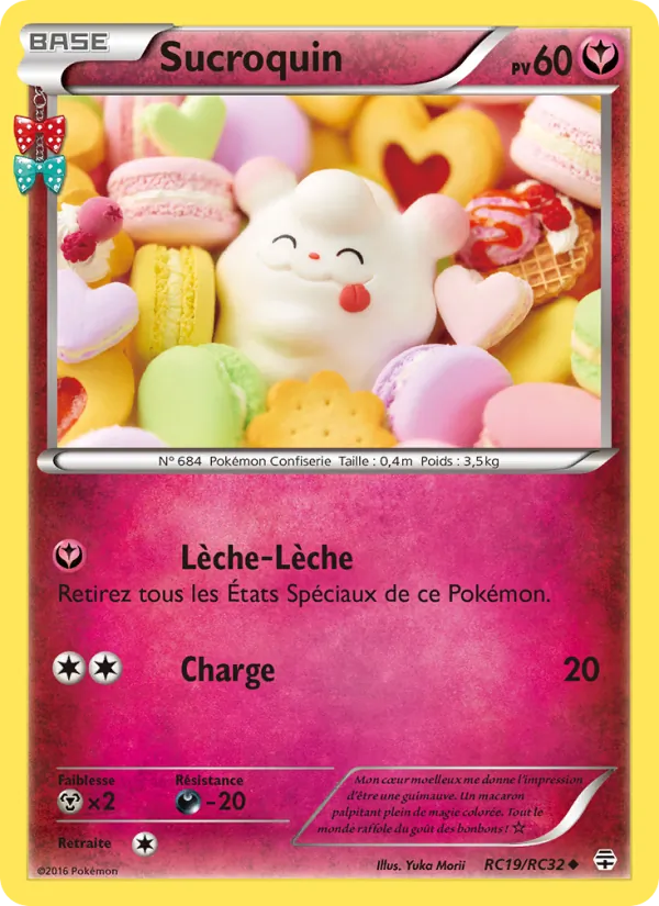 Carte Pokémon Sucroquin RC19/83 de l'extension Générations