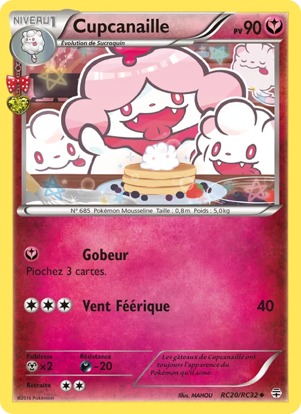 Carte Pokémon Cupcanaille RC20/83 de l'extension Générations