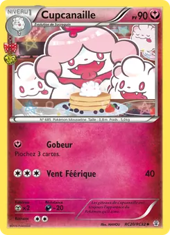 Carte Pokémon Cupcanaille RC20 — Générations