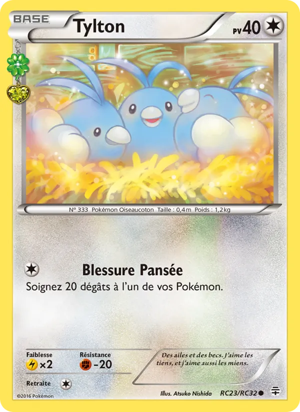 Carte Pokémon Tylton RC23/83 de l'extension Générations