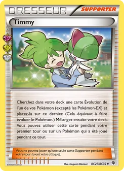 Carte Pokémon Timmy RC27 — Générations