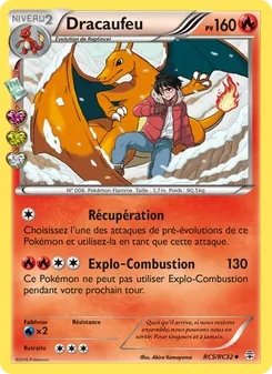 Carte Pokémon Dracaufeu RC5 — Générations