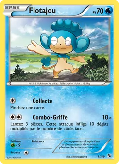 Carte Pokémon Flotajou 11 — Bienvenue à Kalos