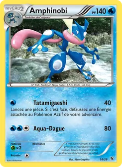 Carte Pokémon Amphinobi 14 — Bienvenue à Kalos