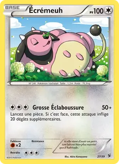 Carte Pokémon Écrémeuh 27 — Bienvenue à Kalos