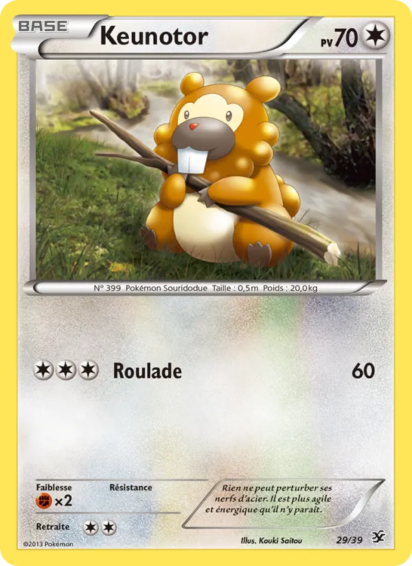 Carte Pokémon Keunotor 29/39 de l'extension Bienvenue à Kalos
