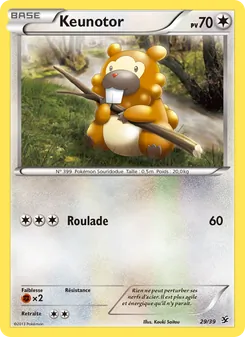 Carte Pokémon Keunotor 29 — Bienvenue à Kalos
