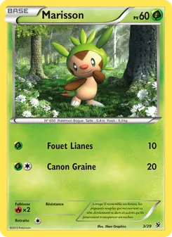 Carte Pokémon Marisson 3 — Bienvenue à Kalos