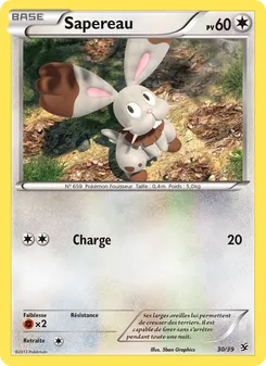 Carte Pokémon Sapereau 30 — Bienvenue à Kalos
