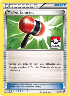 Carte Pokémon Maillet Écrasant 34 — Bienvenue à Kalos
