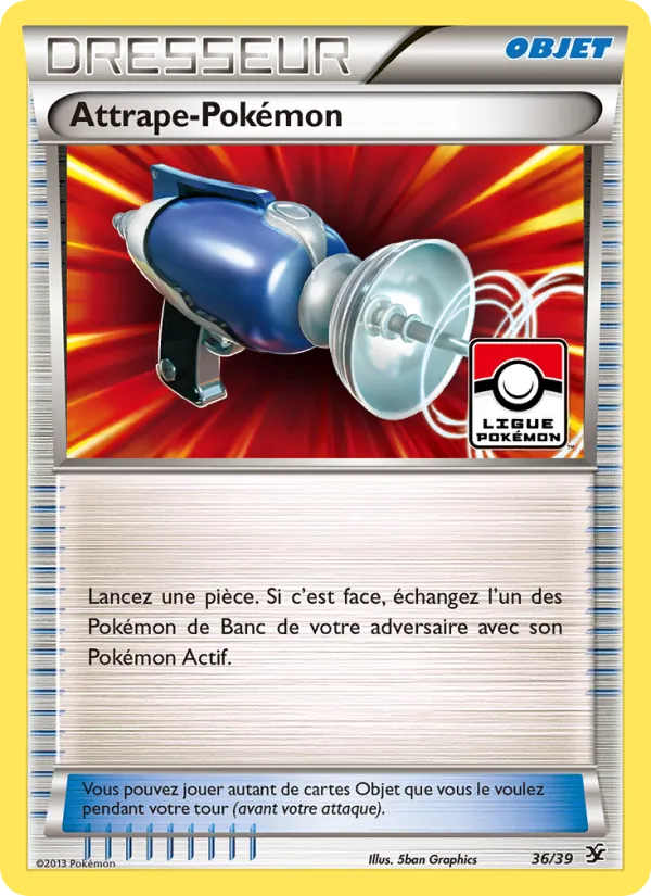 Carte Pokémon Attrape-Pokémon 36/39 de l'extension Bienvenue à Kalos