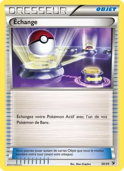 Carte Pokémon Échange 38 — Bienvenue à Kalos