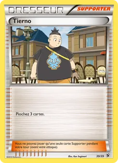 Carte Pokémon Tierno 39 — Bienvenue à Kalos