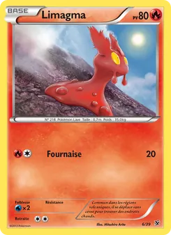 Carte Pokémon Limagma 6 — Bienvenue à Kalos
