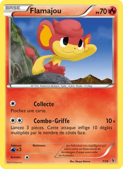 Carte Pokémon Flamajou 7 — Bienvenue à Kalos