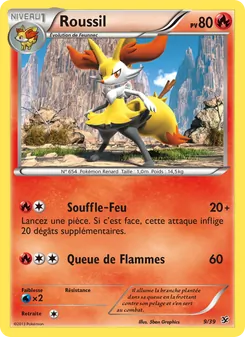 Carte Pokémon Roussil 9 — Bienvenue à Kalos