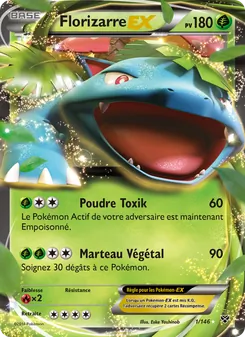 Carte Pokémon Florizarre EX 1 — XY