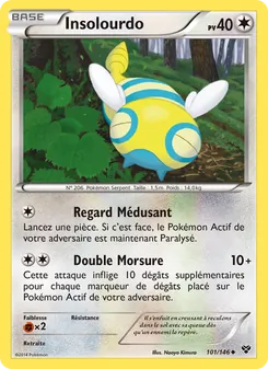 Carte Pokémon Insolourdo 101 — XY