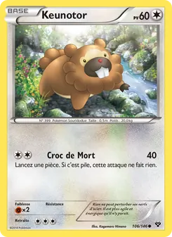Carte Pokémon Keunotor 106 — XY