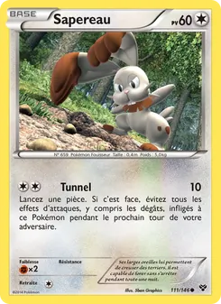 Carte Pokémon Sapereau 111 — XY