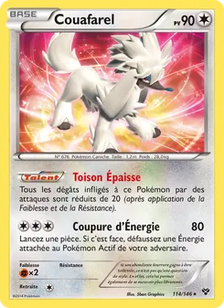 Carte Pokémon Couafarel 114 — XY