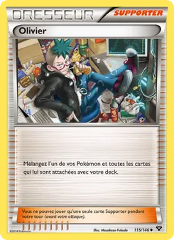 Carte Pokémon Olivier 115 — XY