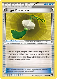 Carte Pokémon Grigri Protecteur 119 — XY