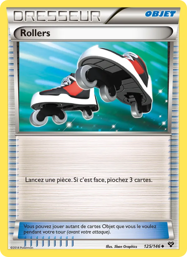 Carte Pokémon Rollers 125/146 de l'extension XY