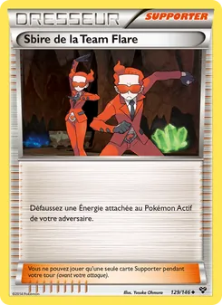 Carte Pokémon Sbire de la Team Flare 129 — XY